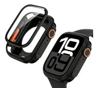 AOKUTDA 2 Pack Case for Apple Watch Series SE 3/2/1 (2025/2022/2020) / Series 6 5 4 44mm Screen Protector (Looks Like Ultra&Ultra2) 360° Overall Protective Protective Glass Cover + Back Frame+Crown