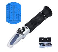 AOKUY Antifreeze Refractometer, Hand Refractometer Coolant Tester for Ethylene Glycol, Propylene Glycol, Freezing Point of Cooling Water, Windscreen Water, AdBlue, Battery Acid, Urea Concentration of
