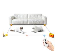 AOKUY Cat Toy for Domestic Cats, Treadmill, Automatic/Remote Control Cat Toy, Adjustable Speed, Simulated Cat Hunting Toy, Edition