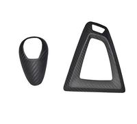 Aokvoh Car Interior Panel Trim Real Carbon Fiber Car Center Console Gear Shift Knob Trim Cover for BMW M2 F87 M3 F80 M4 F82 M5 F83 F10 F85 X5M F86 X6M F12 Car Interior Cover(AB Matte LHD)