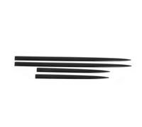 Aokvoh Car Side Skirts Extension Auto Modification Body Side Molding Exterior Belt Door Trim Waterproof Bright Black Protector