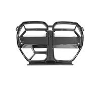 Aokvoh Front Grille For BMW M3 M4 G80 G81 G82 G83 2021 2022 2023 2024 2025 Racing With ACC Grills CSL Style Real Dry Carbon Fibre Centre Grille Car Radiator Grille(M4 With ACC)