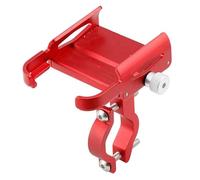 Aokvoh Navigation Bracket Motorbike Bicycle Phone Holder 360° Rotation Aluminum Alloy MTB Bike Phone GPS Bracket Scooter Motorcycle Handlebar Mount Cell Phone Stand(Red A)