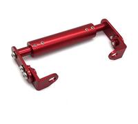 Aokvoh Navigation Bracket Motorbike Motorcycle Phone GPS Navigation Bracket Mount Holder Support Extension Bar For Universal Small Displacement For Off-road 22mm(Red)