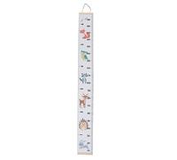 AOKWAWALIY 1 x Height Measuring Chart Ruler for Growth Charts Removable Wall Ruler Ruler for Hanging Animals Chart Growth Height Height Measuring Ruler Wood Child Foot White Nordic