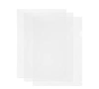 AOKWAWALIY 30pcs Convenient Manage Holder Report Binder Portfolio Folder Pocket Wallet Resume Folder Project File Clear File s Binder White A4 Two Page Thicken