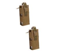AOKWAWALIY 4-Piece Radio Bag Waist Bag Leather Mobile Phone Case for Men Mobile Phone Purse Mobile Phone Storage Bag Mobile Phone Accessories Portable Mobile Phone Radio Carrier, As shown 1 x 2