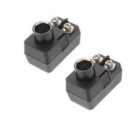 AOKWAWALIY 75 Ohm Tv Signal Adapter Quick Push-on Balun 300 to 75 Ohm Coaxial Connector Weather Resistant Tv Aerial Converter for Home Cinema and Indoor Aerial