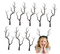 AOKWAWALIY Artificial Antlers Branches Antler Plant Branches Artificial Trunk Decorations Decorative Plant Stems Artificial DIY Branches Manzanita Branches DIY Craft Branches Tree Black Plastic Pack