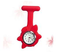 AOKWAWALIY Delicate Watch Nursing Watches Pocket Watch for Women Survival Watch Medical Watch Doctor Pocket Watch Women's Watch Lapel Pin for Nurses Watch for Medical Students Purple, red, 5.3*8.6cm