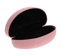 AOKWAWALIY Hard Shell Sunglasses Case Extra Large Classic Protective Glasses Box for Oversized Eyewear with Scratch-Resistant Lining Pink