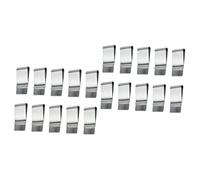 AOKWAWALIY Money Clips Silver Money Clip Cash Clip Space Saving Money Clip Elegant Money Clip Slim Money Clip, As shown x2 pieces, 2.6*5*0.5cmx2pcs