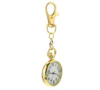 AOKWAWALIY Nurse watch hanging pocket watch as for nurses pocket watches nurse watch nurse glow-in-the-dark watch key fob pocket watch silica gel, golden, 9X3CM