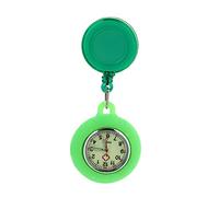 AOKWAWALIY Nurse's Watch Nurse Watch The Watch Watch Watch Nurse Watch Nurse Clip-on Watch Doctor Lapel Watch for Nurses Quartz Watch Green, Green, 10.00X4.00X1.00CM