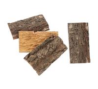 AOKWAWALIY Pack of 4 Aquarium Landscaping Terrarium Cork Bark Background Bark Delicate Aquarium Bark Aquarium Background Barking Natural Cork Bark Reptile Basin Climbing Pet