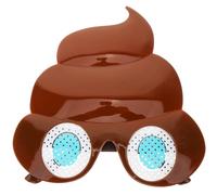 AOKWAWALIY Poop Sunglasses Novel Party Glasses Funky Sunglasses Costume Accessory Party Favor Make Up Prom Supplies