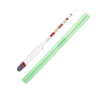 AOKWAWALIY Triple Scale Hydrometer for Home Brew Alcohol Testing Beer Wine Juice Brix Meter with Easy Read Measurement Tool