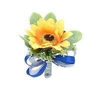AOKWAWALIY Wedding Decoration 1 Piece Mother of the Bride Sunflower Breast Pen Decor Bridal Brooch Bridal Clothing Breast Pins Wedding Decorate Corsage Miss