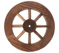 AOKWAWALIY Wooden Cart Wheels Wheel Decoration Garden Wagon Wheels for Outdoor Decor Decor Farmhouse Wagon Wheels Candy Cart Sculpture Decor Vintage Wood Wheel Household 3d Wooden Crane