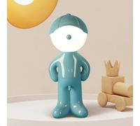 AoLa Creative Night Light A Little Shy Man, Funny LED Table Lamp Battery of Little Shy Man with Hat Shade Desk Lamp Romantic LED Bedside Lamp Children's Room Deco Table Lamp,Blue
