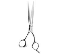 AOLANDUO 6.5 Inch Professional Hair Shears for Thick Hair - VG10 Convex Edge Barber Scissors, Offset Handle for Wet Cutting, Slide Cutting & Long Hair Styling - Right Handed