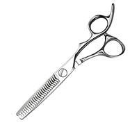 AOLANDUO Professional Thinning Shears with Reverse Tooth - Barber & Salon Scissors for Hair Stylists - VG10 Steel, 20-25% Thinning Rate, Offset Handle, Ball Bearing Pivot