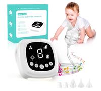 Aolawco Nasal Aspirator Baby, Baby Nasal Aspirator with 9 Levels Suction, Electric Baby Snot Sucker, Baby Nose Suckers with 5 Food-Grade Silicone Tips, Night Light and Nursery Rhyme Soothing Function