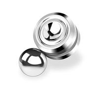 Aolcev Fidget Spinner Magnetic Orbit Ball Fidget Slider Toy 360° Rotation Fidget Toy Metal Orbiter Sensory Toys Hand Spinner Anxiety ADHD Stress Relief Magnetic Fidget Toys for Kids Women Men-Silver