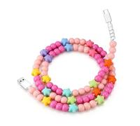 Aolcev USB C Charger Cable 1m 66W [MFi Certified] Type C Cable Fast Charging Beaded Phone Charger Cute Pearl USB to USB C Cables for iPhone 17/16 Pro Max, Samsung Galaxy S25 Ultra, iPad 11th-Colorful