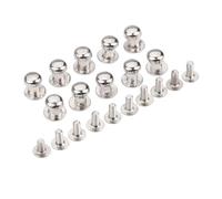 Aoleegatt 10Pcs Small Furniture Kitchen Knobs & Handles Jewelry Wooden Box Handles Wardrobe Drawer Cabinet Door Pulls Knob Hardware 7 * 10mm(A)