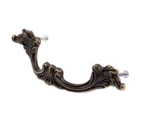 Aoleegatt 1pc 52/86mm Wardrobe Cupboard Drawer Kitchen Pull Knob Antique Furniture Handle Cabinet Knobs and Handles Furniture Hardware(Hole spacing 86m)