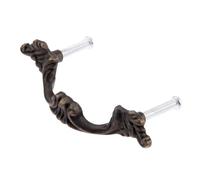 Aoleegatt 1pc 52/86mm Wardrobe Cupboard Drawer Kitchen Pull Knob Antique Furniture Handle Cabinet Knobs and Handles Furniture Hardware(Hole spacing 52mm)