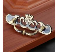 Aoleegatt 1Pc 96 * 38mm Antique Bronze Pulls Handle for Kitchen Cupboard Drawer Cabinet Door Retro Jewelry Chest Metal Handle Furniture Knob