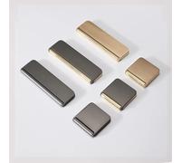 Aoleegatt 1Pc Wardrobe Furniture Hidden Handle Sliding Door Buckle Flat Handles and Knob Simple Drawer Invisible Concealed Pull(9059-K Gold-32mm)
