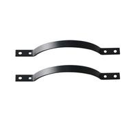 Aoleegatt 2Pcs 115mm Long Furniture Handles for Cupboard Jewelry Box Wardrobe Cabinet Drawer Door Pull Handle Knob W/Screw Home Decorative(Black)