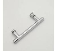Aoleegatt 2pcs/Lot ABS+ Stainless Steel Brushed Sliding Knob Door Handle for Furniture Interior Shower Cabin Accessories Hardware