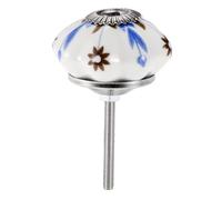 Aoleegatt 40mm Ceramic Door Drawer Handles Pumpkins Knobs European Colorful Cabinet Cupboard Dresser Handles Pull Knobs Furniture Hardware(C)