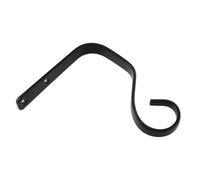 Aoleegatt 5.2-Inch Wrought Iron Hook Hanging Lantern Outside Garden Flower Pot Decoration Rustic Vintage Style Wall Curved Bracket(1)