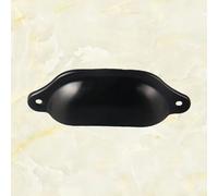 Aoleegatt 98MM Long Antique Cabinet Retro Shell Handle Iron Drawer Wardrobe Cabinet Handle(Black-10pcs)