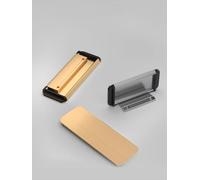 Aoleegatt American Hidden Cabinet Handles Modern Black Gold Zinc Alloy Kitchen Cupboard Pulls Drawer Knob Door Furniture Handle Hardware(Gold-96)