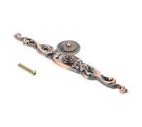 Aoleegatt Antique Bronze Furniture Handle Kitchen Cabinet Drawer Knobs and Handles Dresser Cupboard Wardrobe Pulls for Wooden Box Jewelry(red Bronze 153mm)