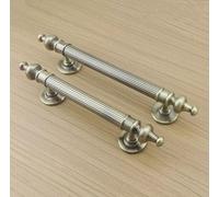 Aoleegatt Antique Classic Zinc Alloy Bronze Wooden Door Handles Bathroom Balcony Bedroom Sliding Door Furniture Hardware Push Pull Handle(290mm)