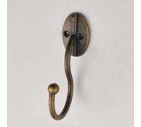 Aoleegatt Antique Coat Row Door Back Bathroom Wall Hanging Coat Hook Wardrobe Alloy(Antique Brass)