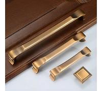 Aoleegatt Antique Door Handles and Knobs Metal Drawer Pulls Vintage Kitchen Cabinet Handles and Knobs Furniture Handles Hardware(6791-S-Coffee)