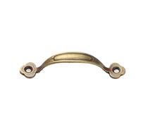 Aoleegatt B-397 Antique Alloy Wooden Box Drawer Wardrobe Jewelry Box Handle Medicine Cabinet Handle Strip Vintage 8cm(Antique Brass-10pcs)