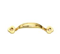 Aoleegatt B-397 Antique Alloy Wooden Box Drawer Wardrobe Jewelry Box Handle Medicine Cabinet Handle Strip Vintage 8cm(Gold-10pcs)