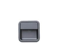 Aoleegatt Black Gold Furniture Handle Embedded Concealed Door Knobs Stainless Steel Cabinet Drawer Hidden Buckle Kitchen Sliding Door Pull(Grey 52mm)