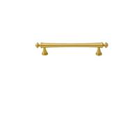 Aoleegatt Brass Bronze Furniture Handles Retro Furniture Pulls Hardware Wardrobe Kitchen Handele Closet Drawer T Shaped Gold Knob(A2-96mm)