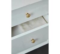 Aoleegatt Brass Chrysanthemum Handles European Style Pastoral Style Golden Wardrobe Kitchen Cabinet Closet Drawer Dresser Knobs(28mm)