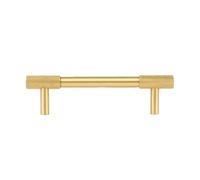 Aoleegatt Brass Furniture Handles Diamond Cut Cross Knurled Pattern Gold Knobs Wardrobes Kitchen Cabinets Solid Door Pulls(2180-224mm)